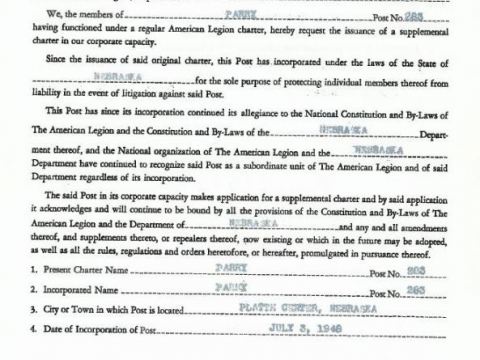 Supplemental Charter