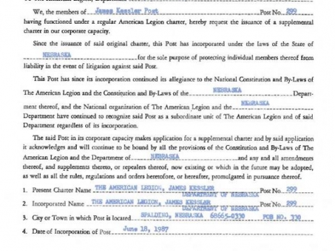 Supplemental Charter