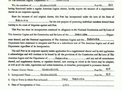 Supplemental Charter