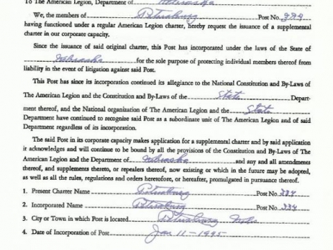 Supplemental Charter