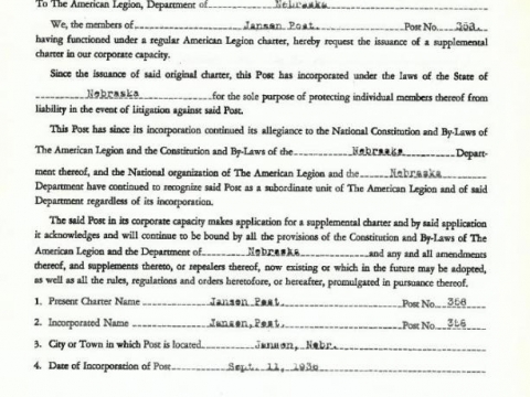 Supplemental Charter