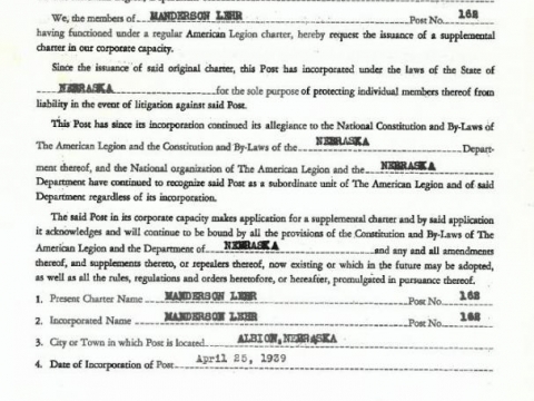 Supplemental Charter