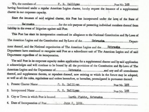 Supplemental Charter