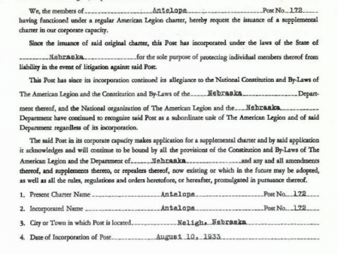 Supplemental Charter