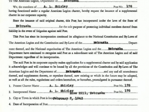 Supplemental Charter