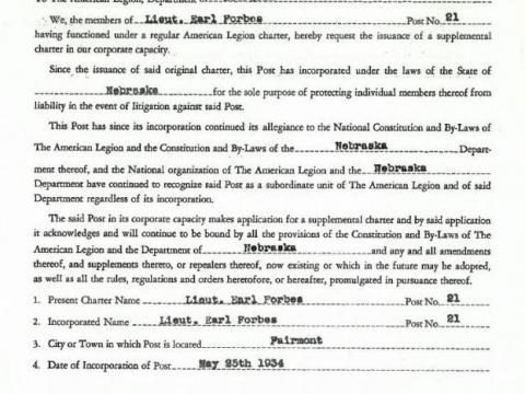 Supplemental Charter