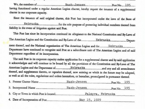 Supplemental Charter