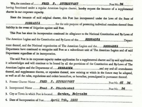Supplemental Charter