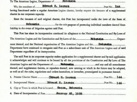 Supplemental Charter