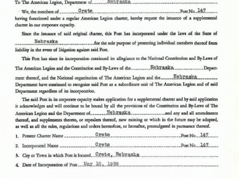 Supplemental Charter