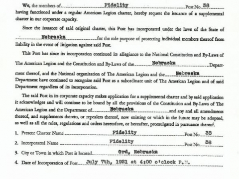 Supplemental Charter