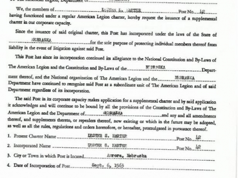 Supplemental Charter