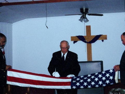 Flag Folding Ceremony - Post # 187
