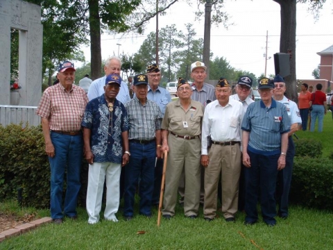 WWII Veterans at Miller County Court House
