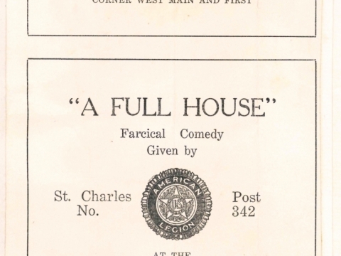 Post Hosts Play in 1924