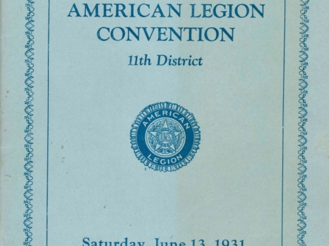 American Legion Convention program