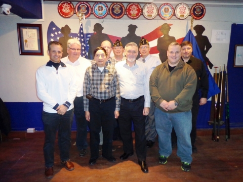 The historical first meeting for Post 38 held on 24 January 2015