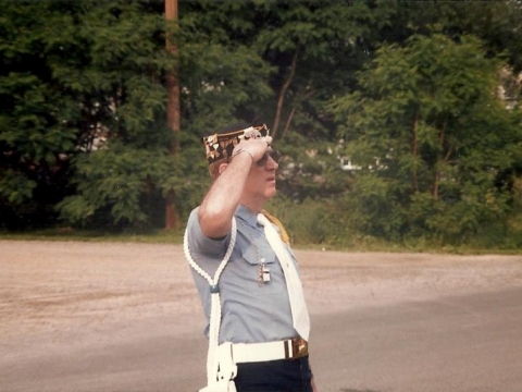 Jersey Shore Color Guard in the 70's