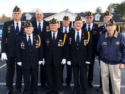 Honoring Past Commander Clem J. Pemberton - 9 March 2017