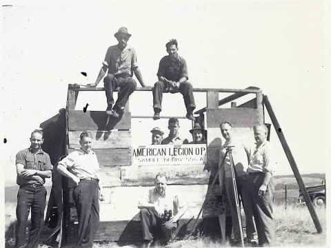 Oak Hill Aircraft Warning Observatory Built by Post 556