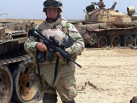 Command Sgt Major (Retired) and past Commander Richard Bammert