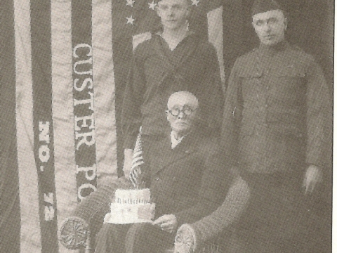 The Custer GAR Post Flag 