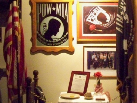 Post 223 POW display.