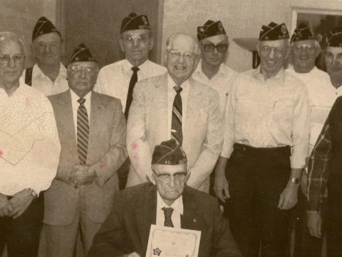 Glen Levitt Celebrates 75 years as a Legion Member