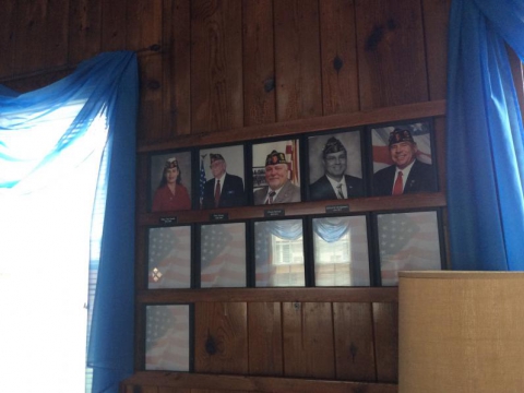 Third wall of Past Post Commanders