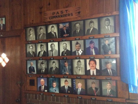 Second wall of Past Post Commanders
