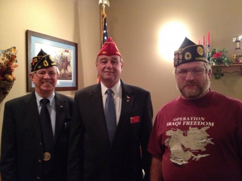 National Commander Visit Pearce Keller post 17 August 3, 2015