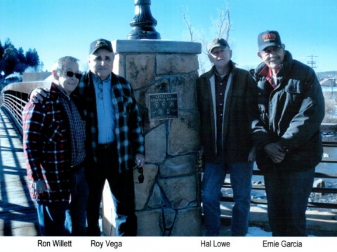 Veterans Memorial Bridge Dedication Plaque 2009