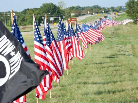 Trail Of Honor Flags