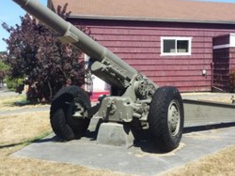 155mm howitzer at Post 160