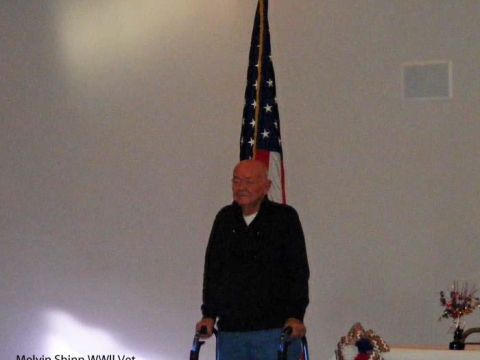 Melvin Shinn Quilt of Valor Presentation.