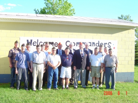 CONDE POST 148 LEGION MEMBERS WITH GUESTS
