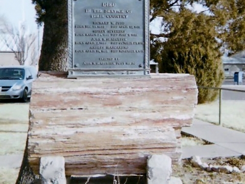 Post 30 Honors the Military Dead from the area.