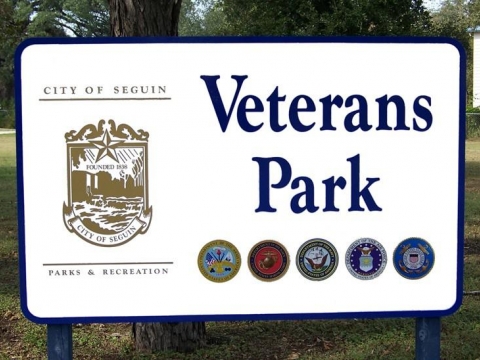 Veterans Park in Seguin