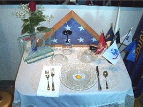 POW/MIA Table