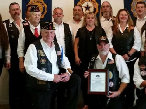 Legion Riders Receive Charter