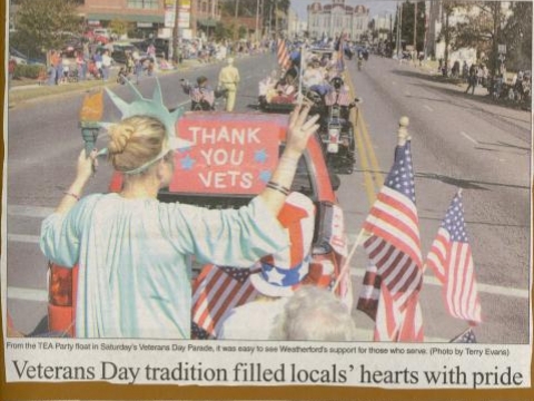 The Parade and the American Flag