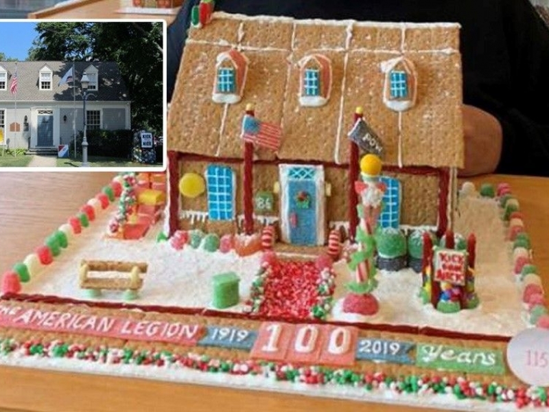 Gingerbread house reflects Connecticut post's legacy